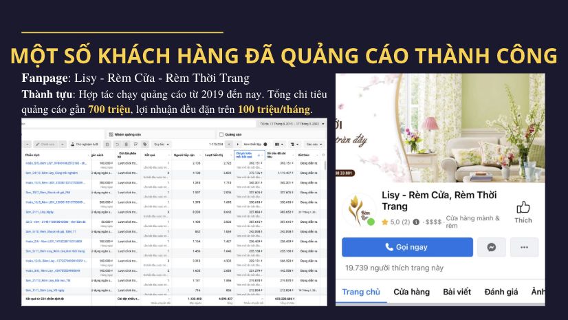 Hồ sơ Lisy – Rèm Cửa do Hưng Coaching cung cấp